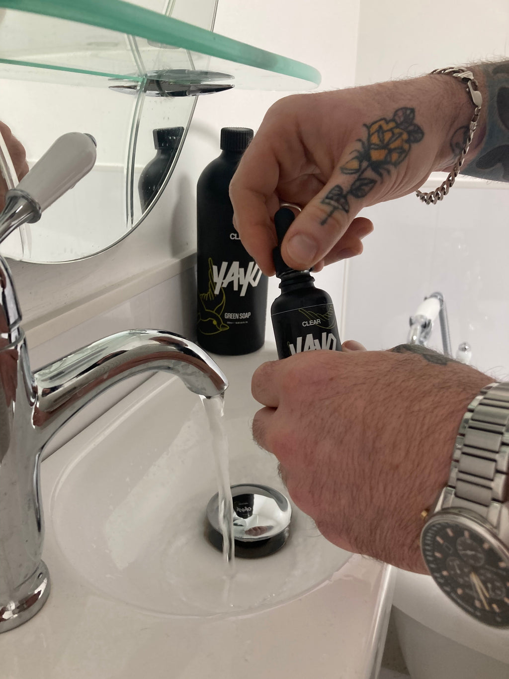 Clear Tattoo Soaps for Gentle Ink Care