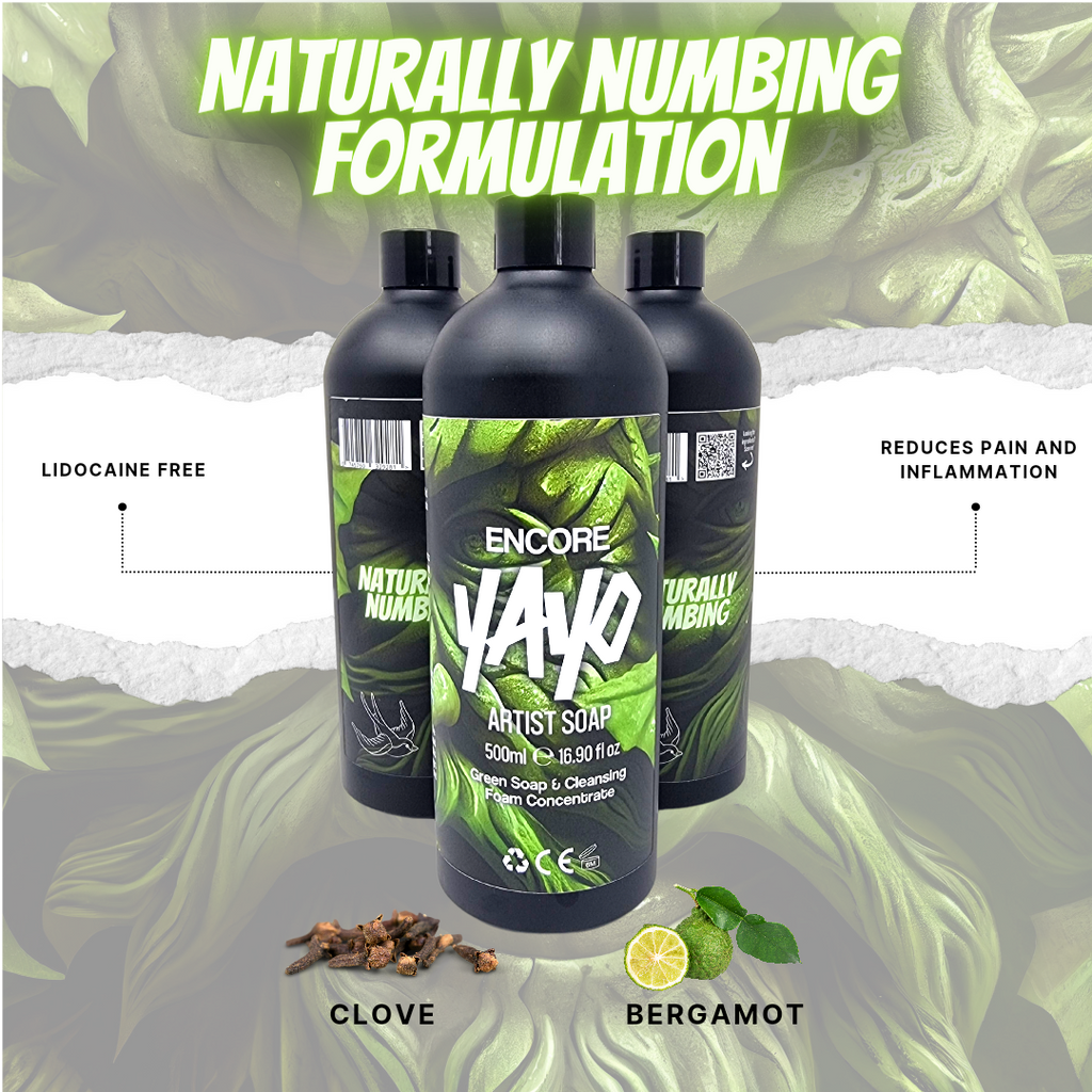 Encore Naturally Numbing Green Soap & Cleansing Foam Concentrate