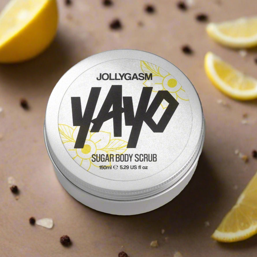 Jollygasm Patchouli and Lemongrass Sugar Scrub