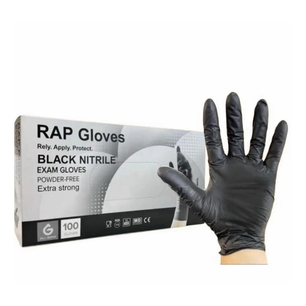 Black RAP Nitrile Gloves