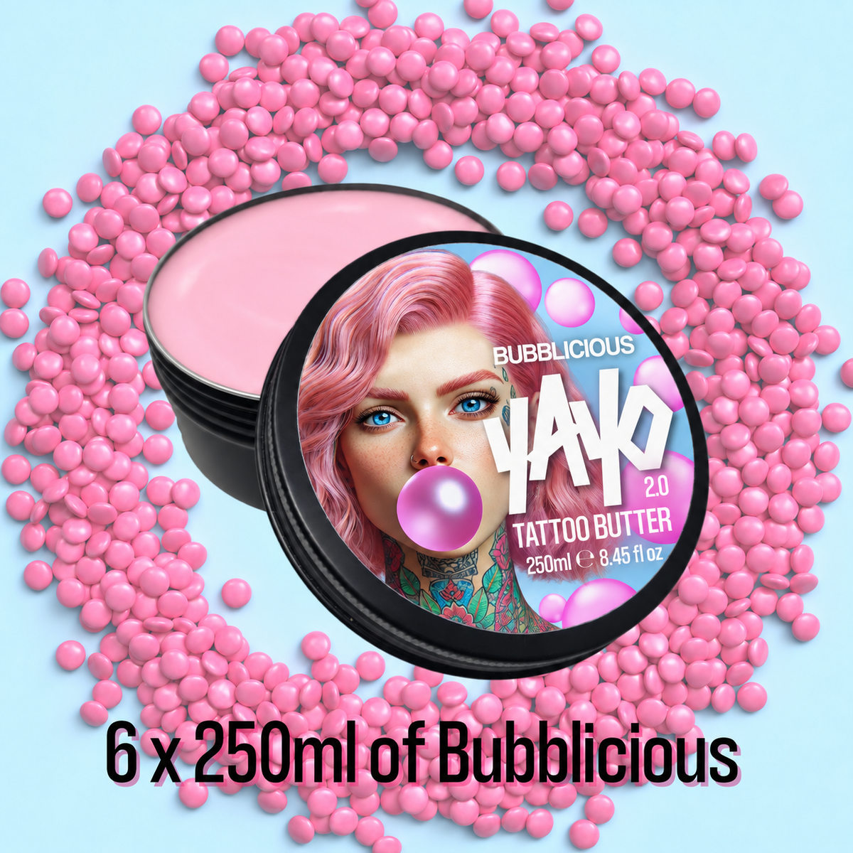 Bubblicious Tattoo Butter