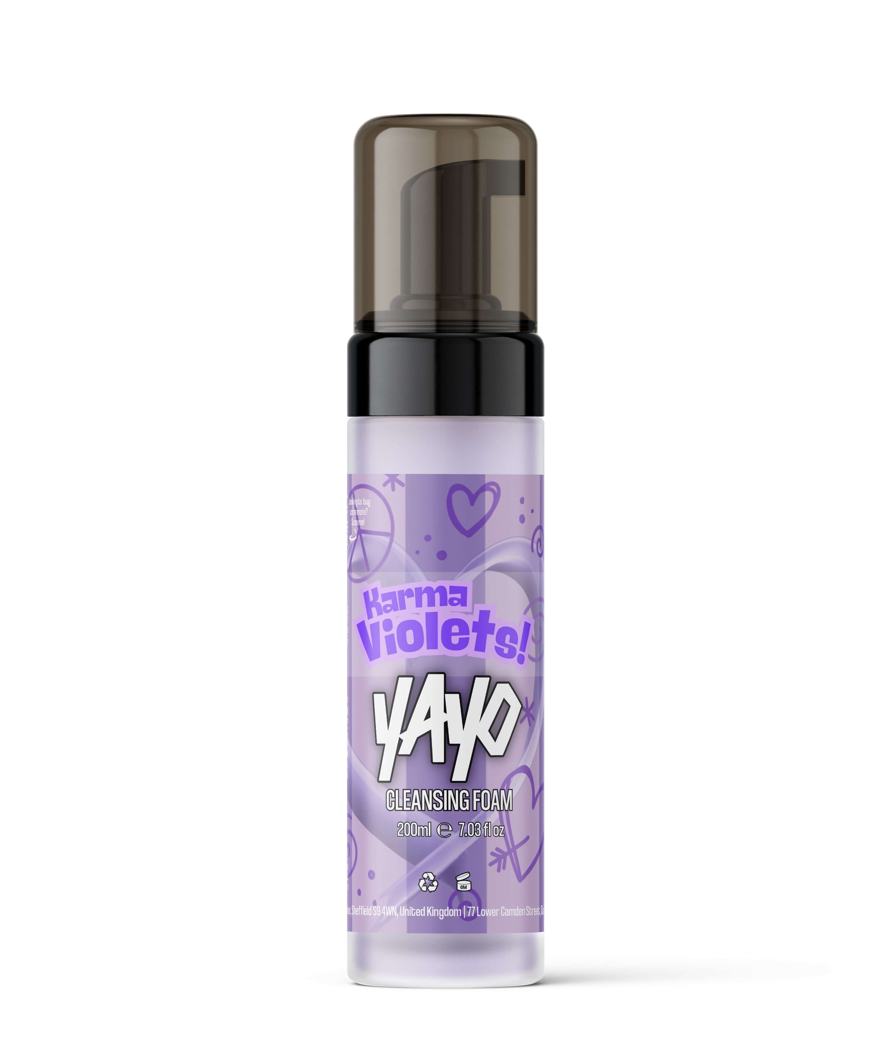 Karma Violets Cleansing Foam Gentle Skin Cleanser