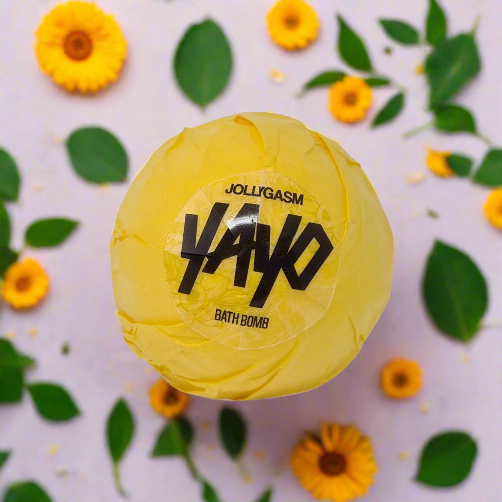 Jollygasm Patchouli and Lemongrass Bath Bomb