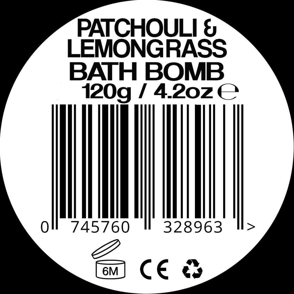 Jollygasm Patchouli and Lemongrass Bath Bomb
