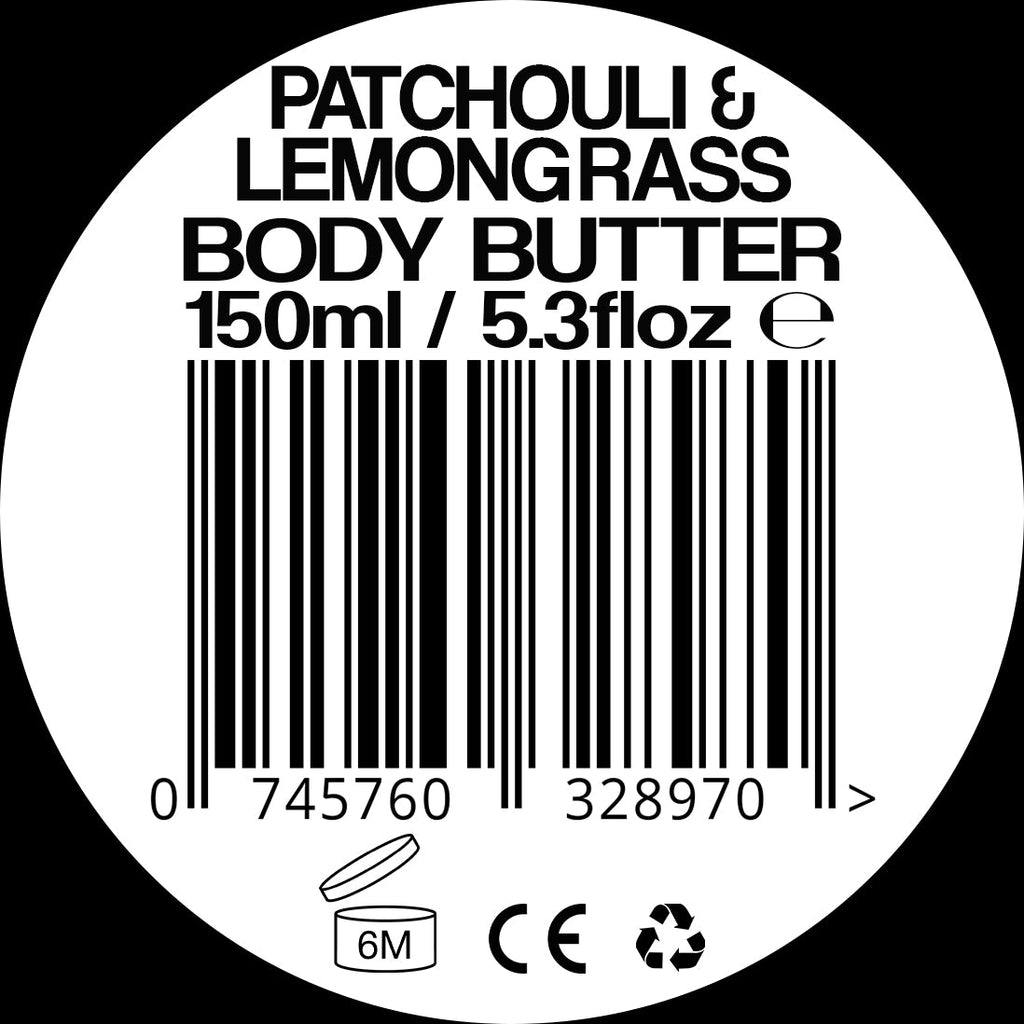Jollygasm Patchouli and Lemongrass Body Butter