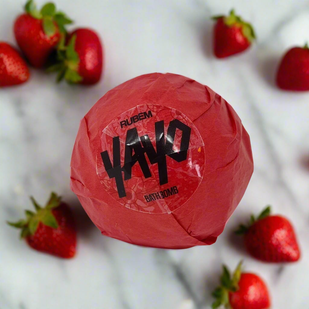 Rubem Strawberry & Vanilla Bath Bomb